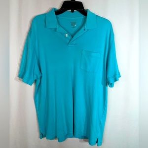 RoundTree & Yorke Supima Polo Size Lg.   0344